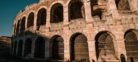 View of the Verona Olympic Arena