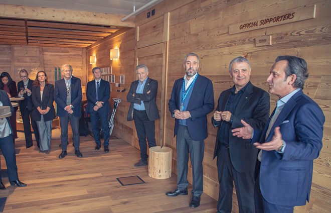 Foto dei dei principali referenti del consorzio Valtellina e Milano Cortina 2026