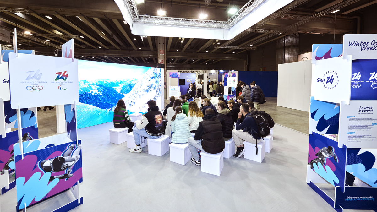 A group of young people seated at Gen26's Dual Career event