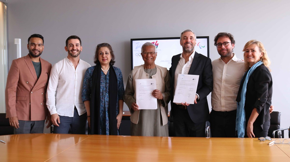 Muhammad Yunus, Andrea Vernier, Diana Bianchedi and others