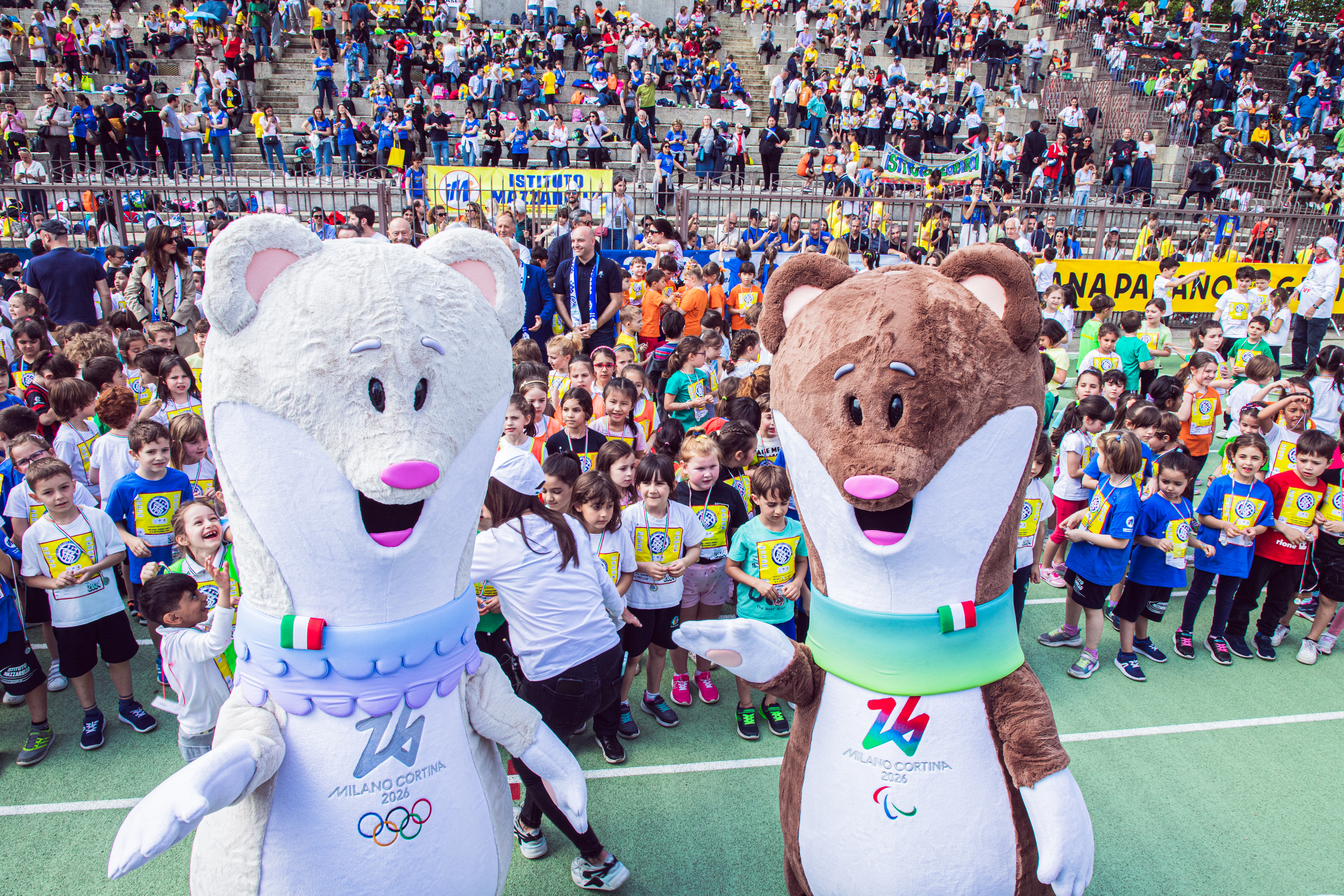 Tina e Milano alla "Tre giorni di Festa dello sport per i giovani"