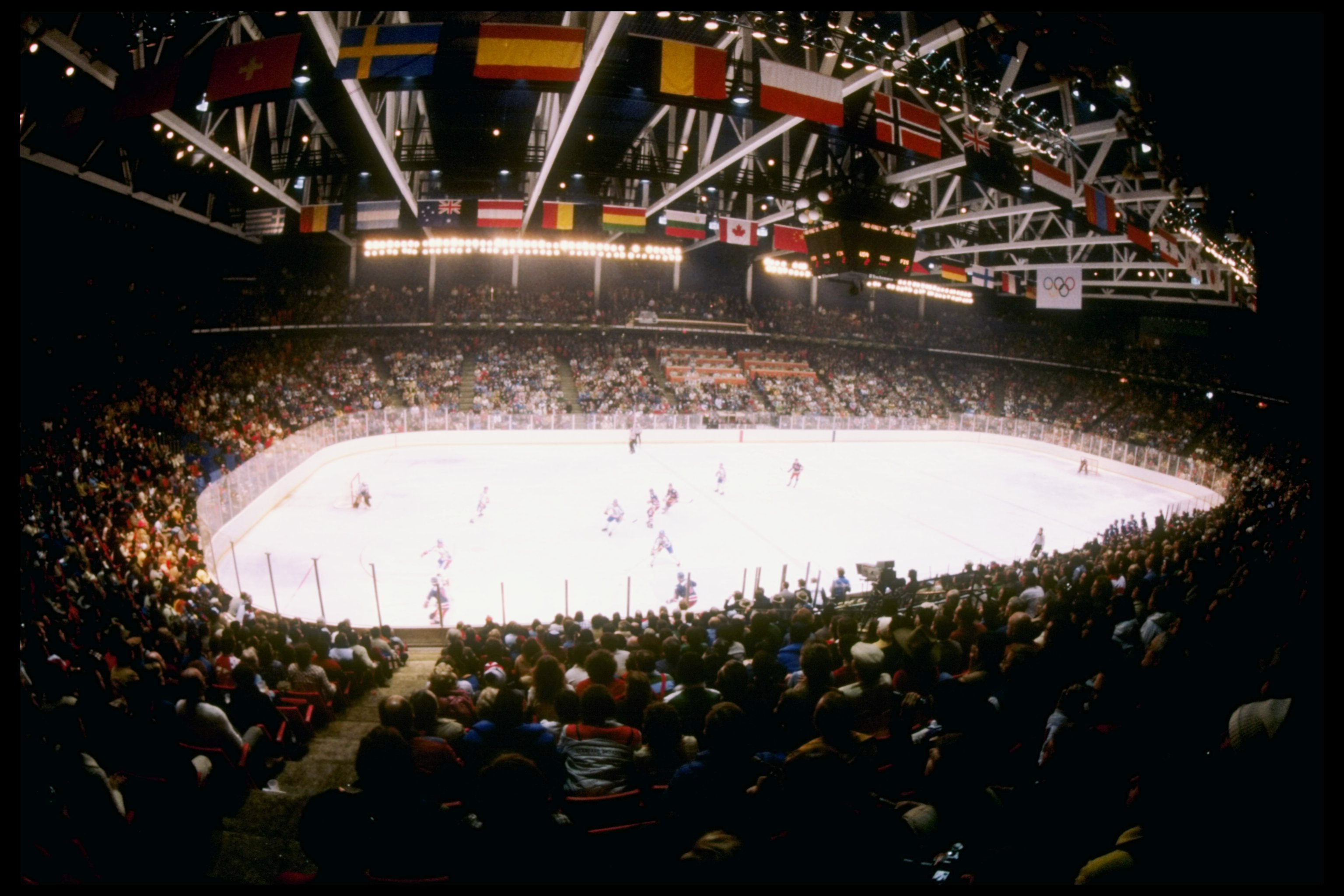 Una vista delle Olimpiadi di Lake Placid 1980