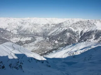 Immagine delle montagne di Bormio