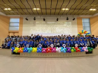 Foto di gruppo di bambini