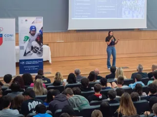 Foto di conferenza della Winter Games Week