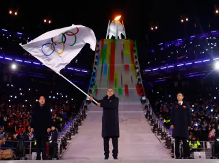 La cerimonia di chiusura a PyeongChang 2018