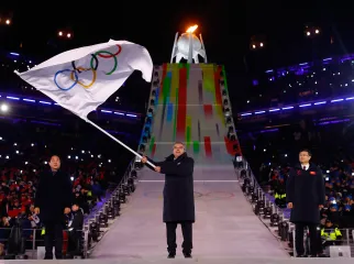 La cerimonia di chiusura a PyeongChang 2018